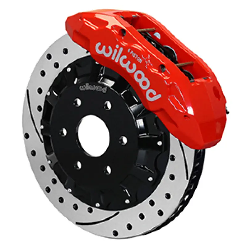 Wilwood 16-18 Chevrolet Silverado 1500 Ls Tx6r Big Brake Truck Front Brake Kit W/ Red Caliper 1