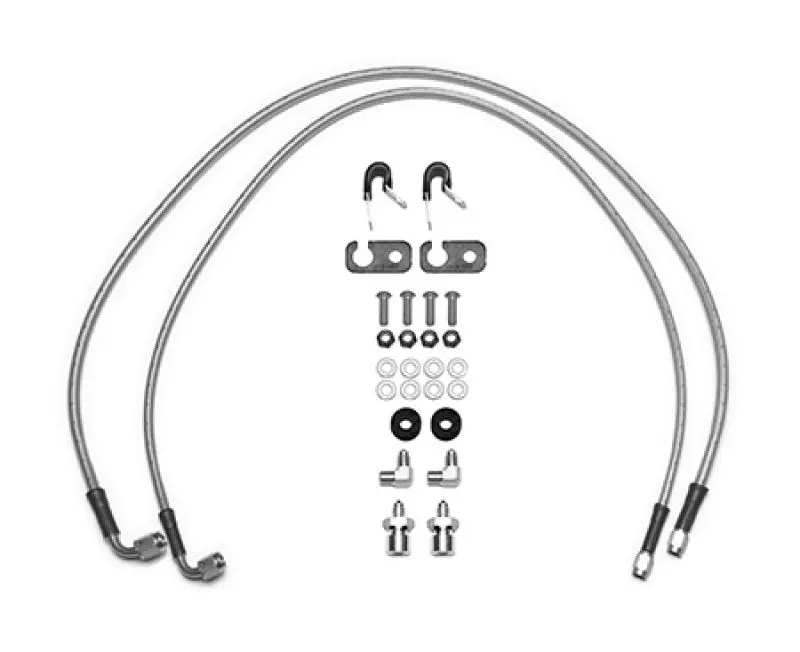 Wilwood 18-22 Jeep Jl Flexline Kit 33In -3 M10-1.0 If 1/8-27 Npt Straight 90 Degree 1