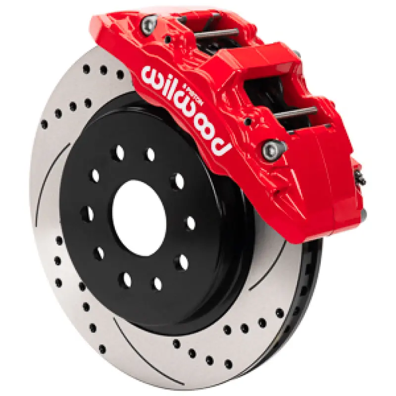 Wilwood 18-25 Jeep Wrangler (Jl)/20-25 Jeep Gladiator (Jt) Aero6-Dm Front Brake Kit - D&S - Red 1
