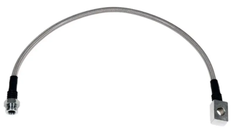 Wilwood 18.75In Oal Flexline -3 Hose To M10 By 1.00 To 12 Deg. Banjo Bubble Fl. 1