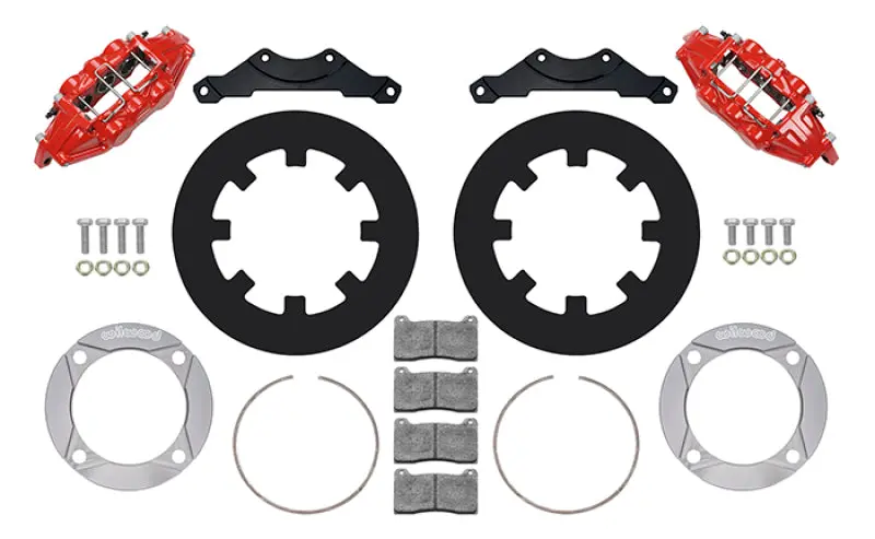 Wilwood 2014+ Polaris Rzr Xp 1000 Rear Kit 11.25In - Red 1