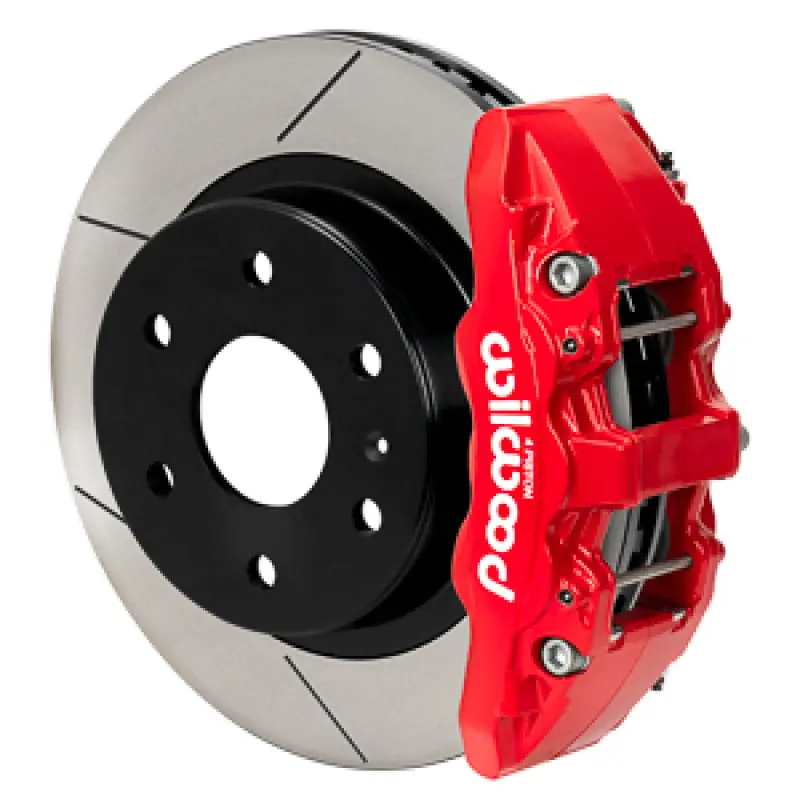 Wilwood 22-23 Mercedes-Benz Sprinter Awd 2500 Rear Aero4-Dm 13.25In Kit W/ Lines - Red 1