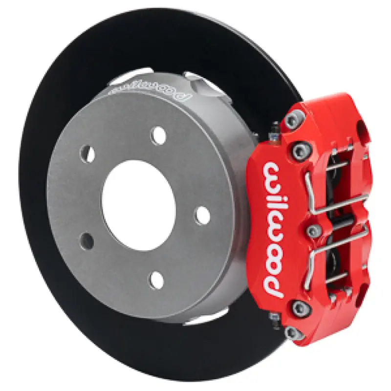 Wilwood 22-23 Polaris Rzr Turbo Dynapro 4R Rear Brake Kit W/ 11.25In Rotors - Red 1