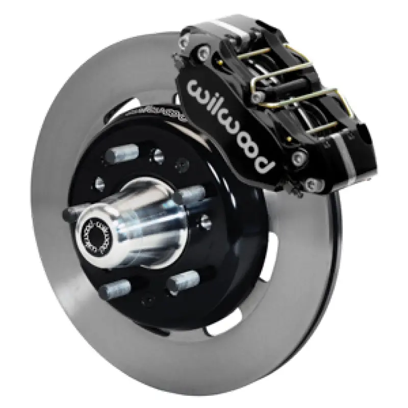Wilwood 55-57 Chevy Bel Air W/ Wilwood Tri-Five Spindle Dynapro 4 Kit, 5X4.50In/4.75In Hub 1
