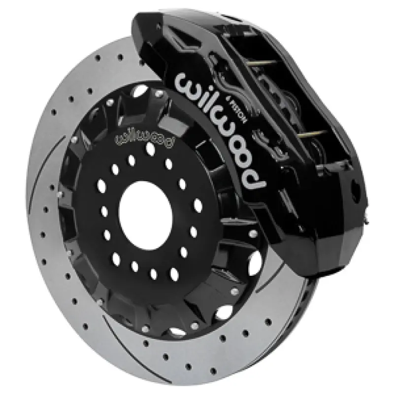 Wilwood 63-70 Chevy C10 Tx6r Front Kit W/ 16In Srp Rotors & Lines - Black 1