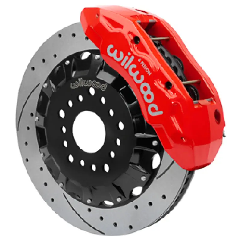 Wilwood 63-70 Chevy C10 Tx6r Front Kit W/ 16In Srp Rotors & Lines - Red 1