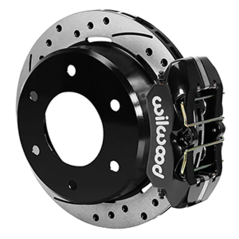 Wilwood 63-87 C10/C15 Dynapro Fdplp Black Calipers 11In X .81In D/S Rotors 6-Lug Rear Disc Brake Kit 1