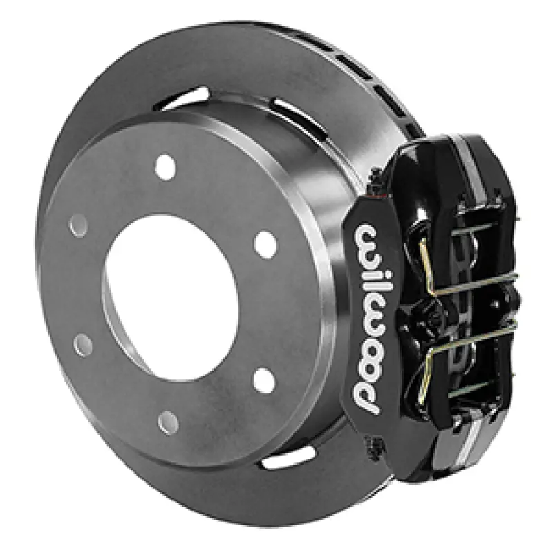 Wilwood 63-87 C10/C15 Dynapro Fdplp Black Calipers 11In X .81In Rotors 6-Lug Rear Disc Brake Kit 1