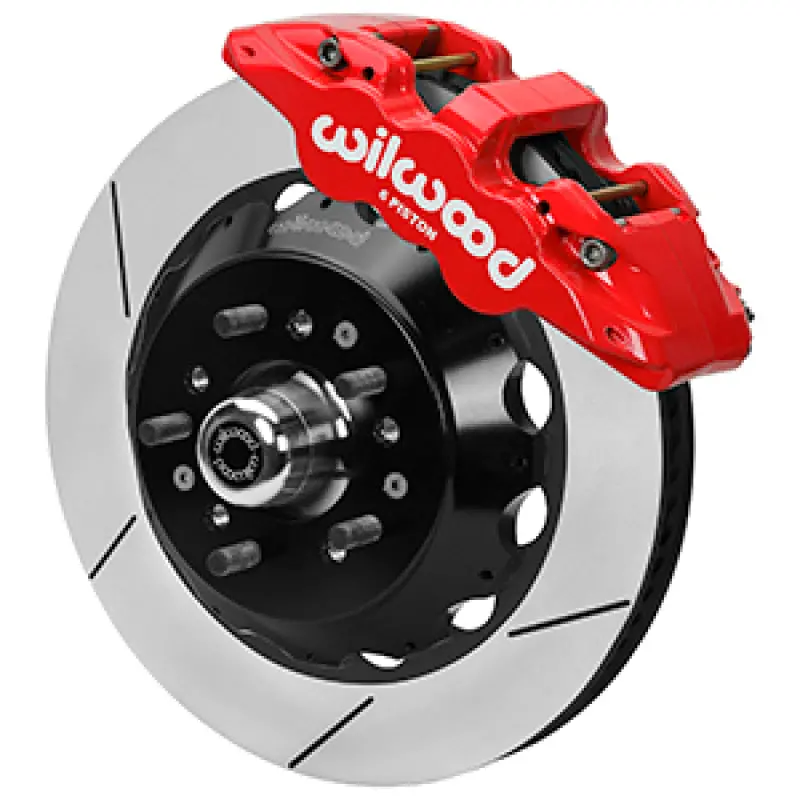Wilwood 65-68 Chevrolet Impala W/ Drum Spindle Aerolite 6R - 14 In Vented Gt Rotor Red 1