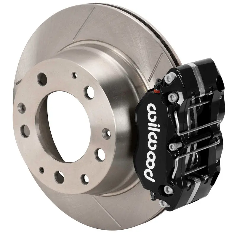 Wilwood 69-83 Porsche 911 Rear Dynapro Brake Kit 3In Mt Slotted - Black 1