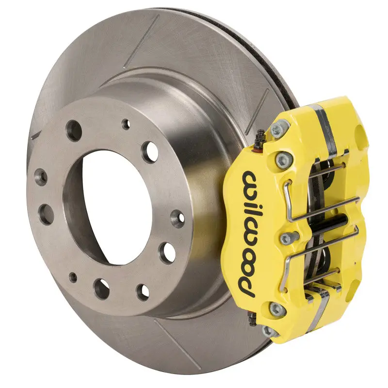 Wilwood 69-83 Porsche 911 Rear Dynapro Brake Kit 3In Mt Slotted - Yellow 1