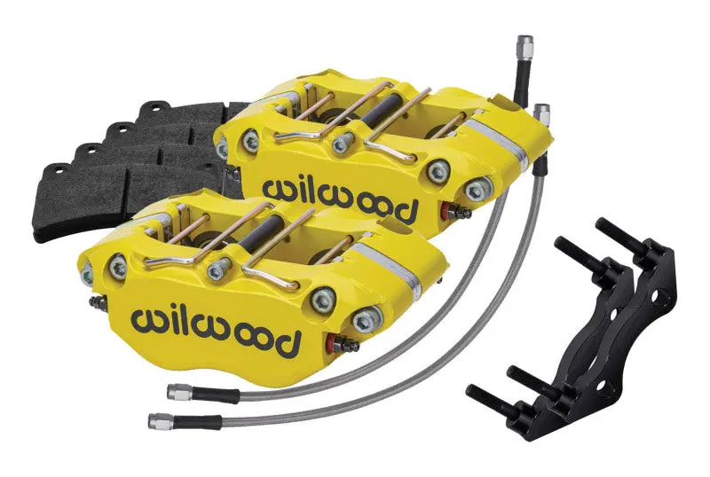 Wilwood 69-83 Porsche 911 Rear Dynapro Caliper Kit 3In Mt - Yellow 1