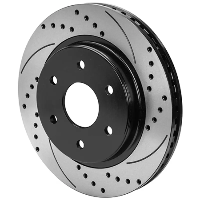 Wilwood 6X5.315 Srp Drilled And Slotted Performance Rotor & Hat R/H - Black 1