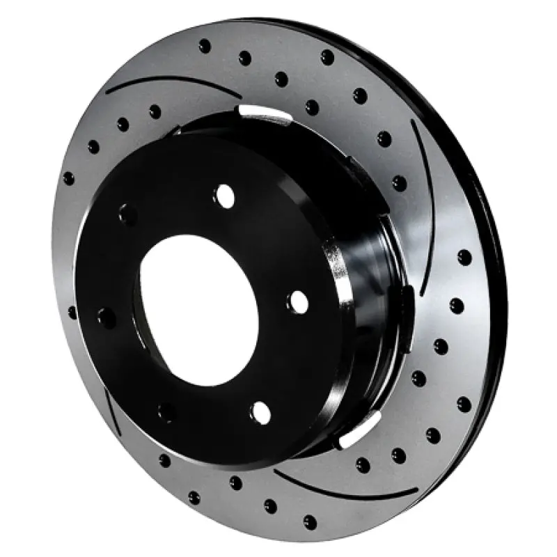 Wilwood 6X5.5 Srp Drilled Performance Rear Rotor & Hat L/H - Black 1
