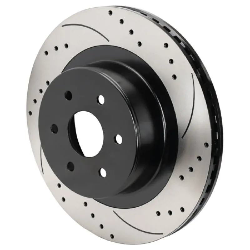Wilwood 6X5.5 Srp Drilled Performance Rear Rotor & Hat L/H - Black 1