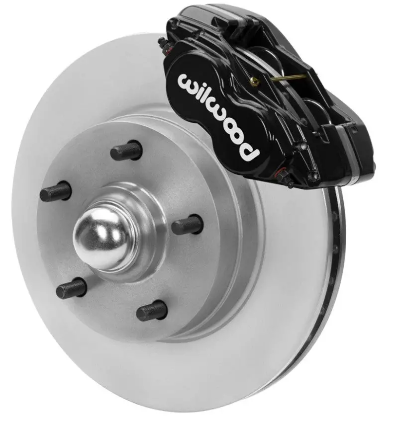 Wilwood 70-81 Fbody/75-79 A&Xbody Dynalite Frt Brk Kit 11In Rtr Blk Calipers Use W/ Pro Drop Spindle 1