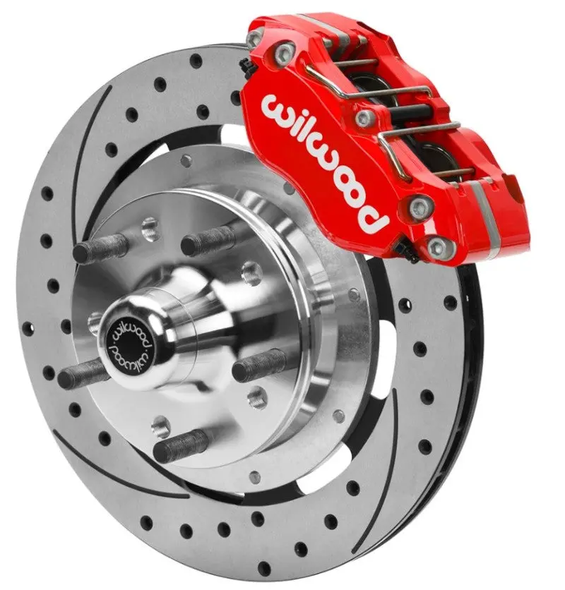 Wilwood 70-81 Fbody/75-79 A&Xbody Dynapro Frt Brk Kit 11.75In D/S Rtr Red Caliper Use W/ Pd Spindle 1