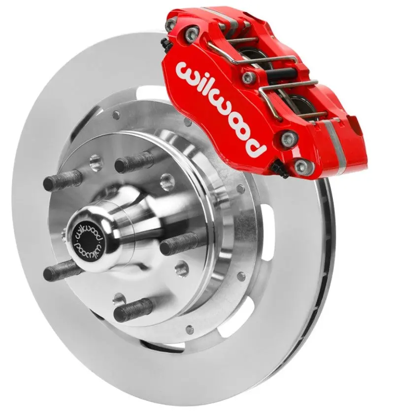 Wilwood 70-81 Fbody/75-79 A&Xbody Dynapro Frt Brk Kit 11.75In Rtr Red Caliper Use W/ Prodrop Spindle 1