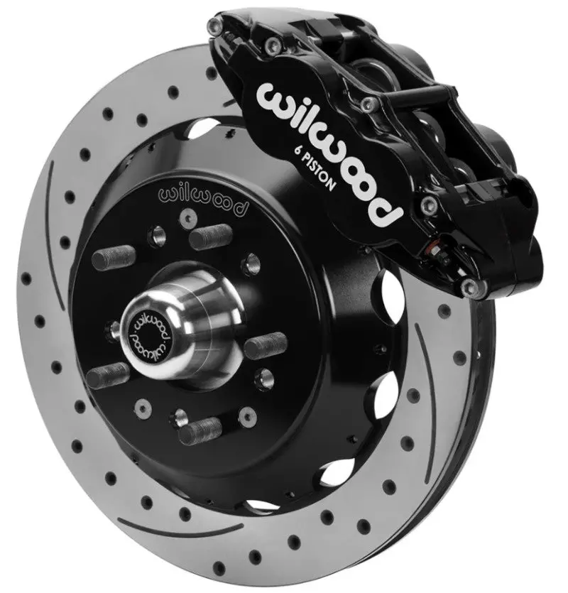 Wilwood 70-81 Fbody/75-79 A&Xbody Fnsl6r Frt Brk Kit 12.88In D/S Rtr Blk Caliper Use W/ Pd Spindle 1
