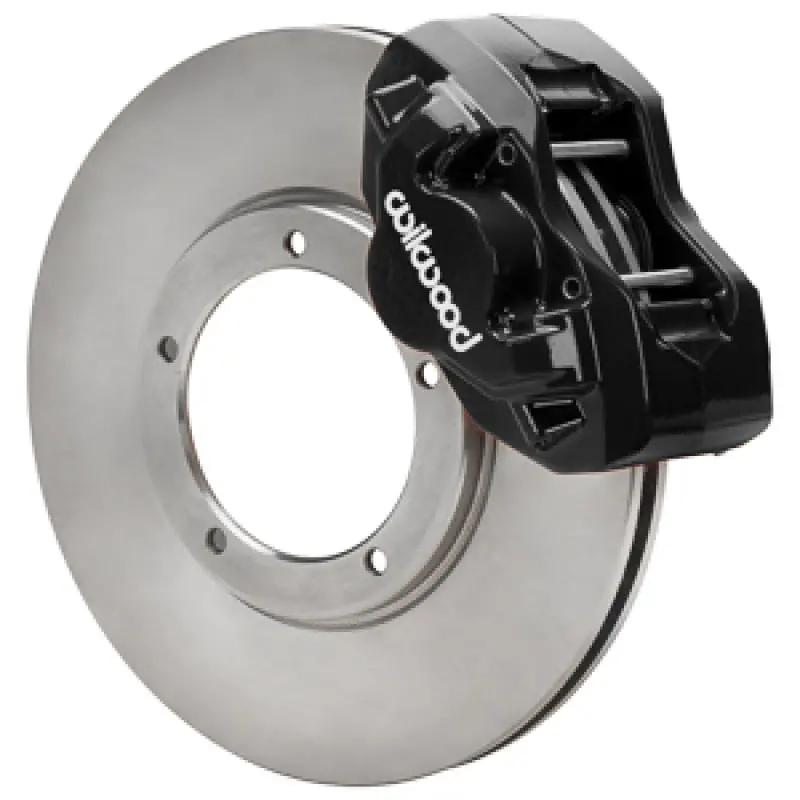 Wilwood 75-83 Porsche 911 D45 11.10In. Front Brake Kit W/ Flex Lines - Black 1