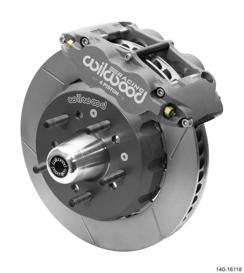 Wilwood 82-92 Camaro Forged Superlite 4R Road Race Front Big Brake Kit 13.06In Rotor With Lines 1