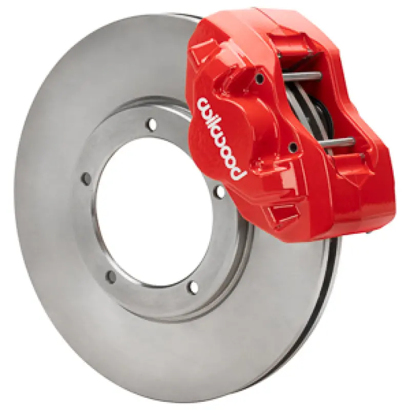 Wilwood 84-89 Porsche 911 D45 11.10In. Front Brake Kit W/ Flex Lines - Red 1
