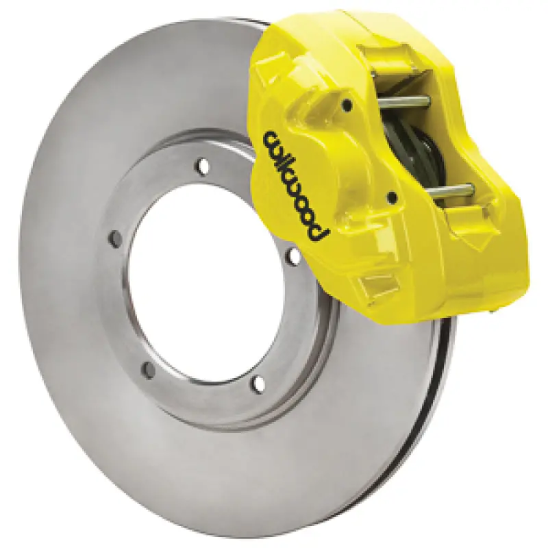 Wilwood 84-89 Porsche 911 D45 11.10In. Front Brake Kit W/ Flex Lines - Yellow 1