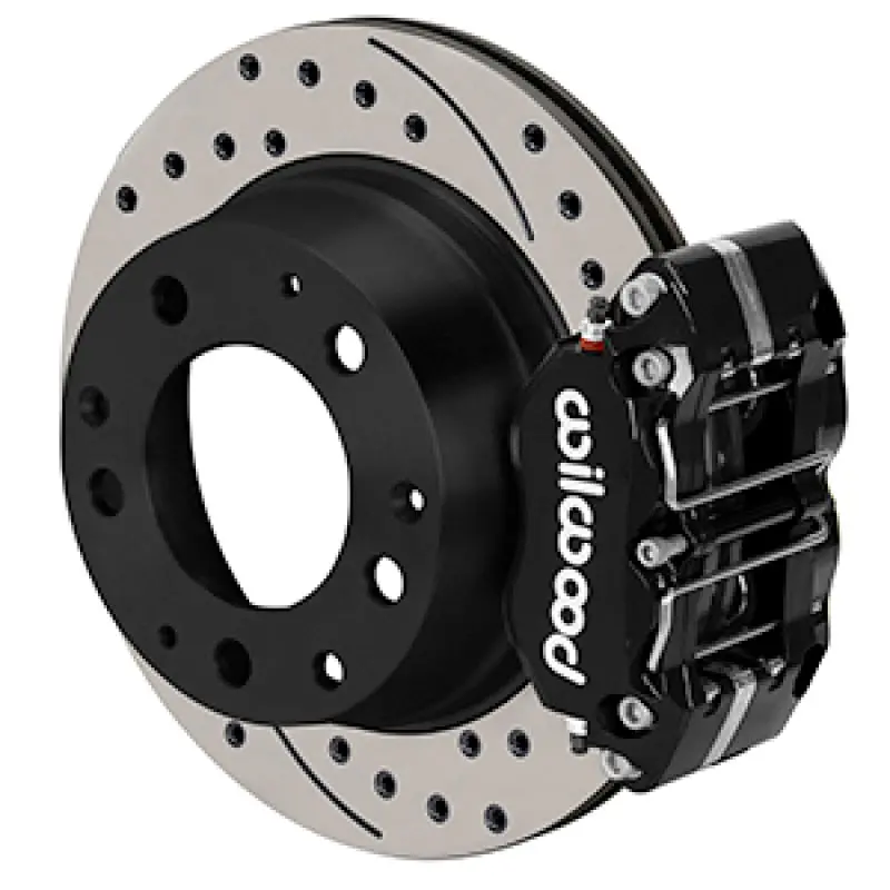 Wilwood 84-89 Porsche 911 Dynapro-P Radial Rear Brake Kit W/ 11.42In Srp Rotors & Lines - Black 1
