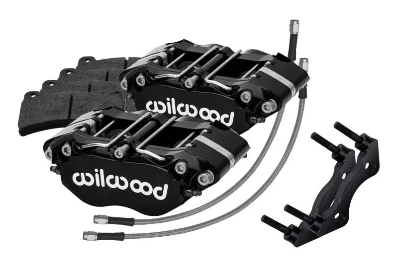 Wilwood 84-89 Porsche 911 Rear Dynapro Caliper Kit 3In Mt - Black 1