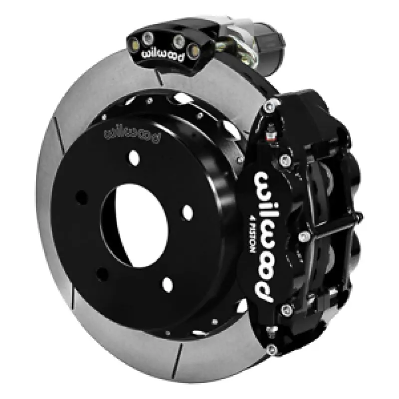 Wilwood 88-98 Gm C1500 Superlite Rear Electronic Parking Brake Kit 12.88In Rotor 3.25In Offset - Blk 1