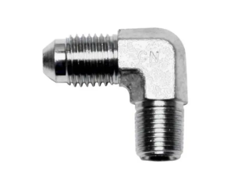 Wilwood 90 Deg Elbow Fitting -4 An Npt Male To 1/8-27 1