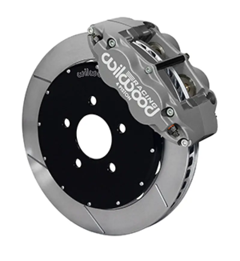 Wilwood 94-04 Ford Mustang Forged Superlite 4R Big Brake Front Brake Kit (Race) 12.88In Rtr W/ Lines 1