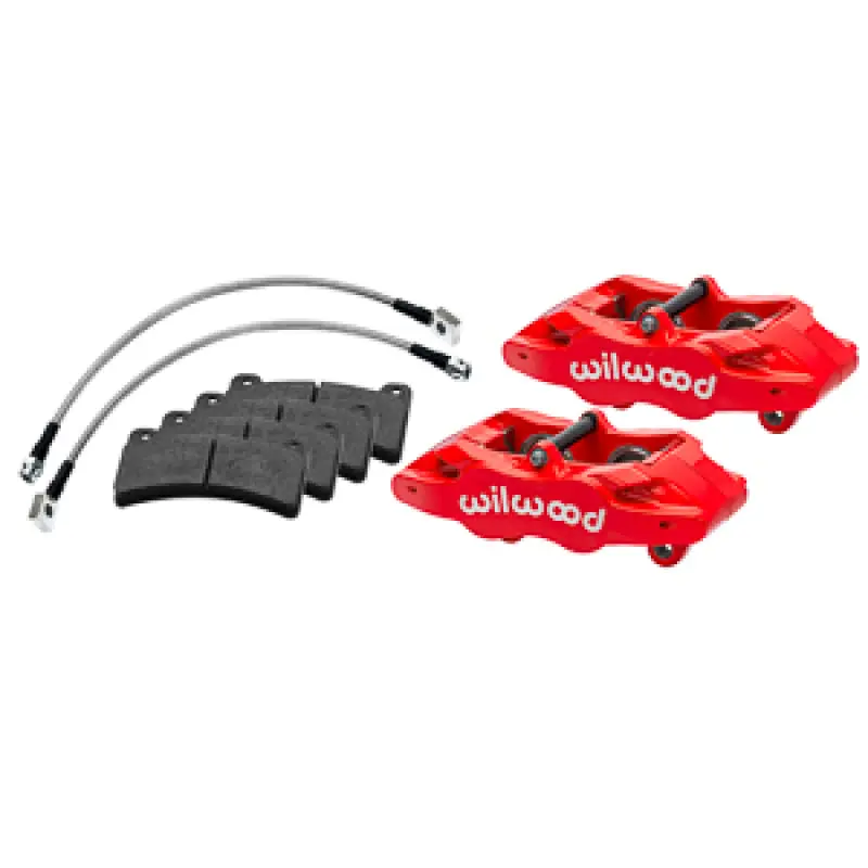 Wilwood 97-04 Chevrolet Corvette C5 Dpc56 Rear Caliper Kit - Red 1