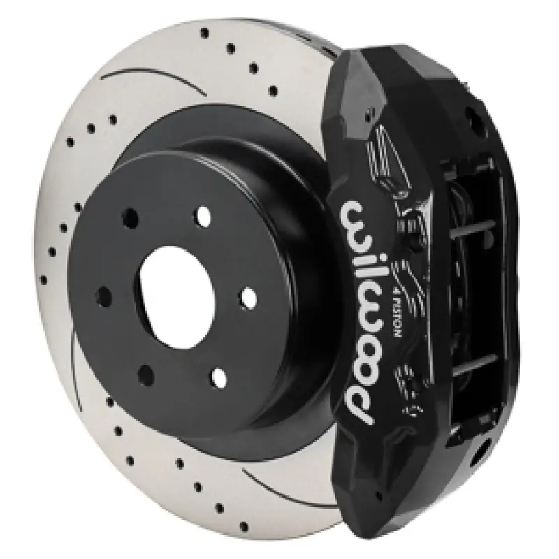 Wilwood 99-18 Chevy Silverado/Gmc Sierra 16X1.25 Drilled & Slotted Rotor Tx4r 4 Piston Rear Brake Ki 1
