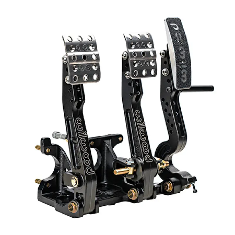 Wilwood Adjustable Balance Bar Brake, Clutch, Throttle - Floor Mount - 4.75-5.75:1 1