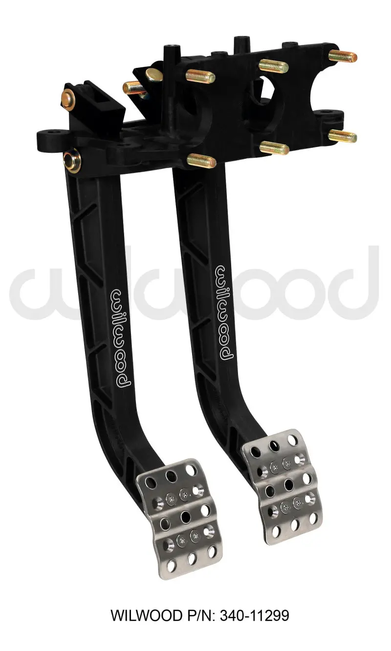Wilwood Adjustable Dual Pedal - Brake / Clutch - Rev. Swing Mount - 6.25:1 1