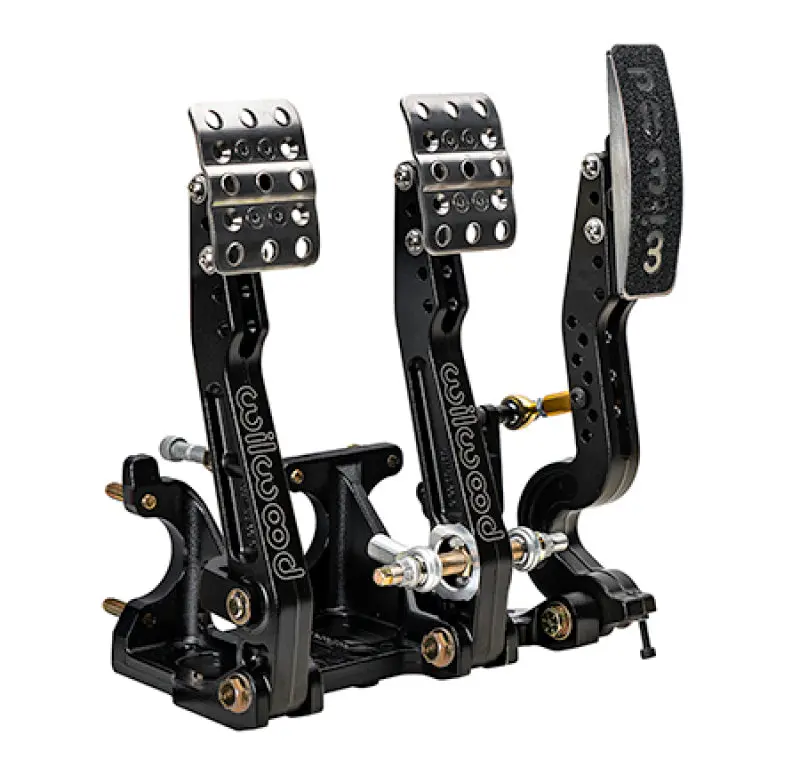 Wilwood Adjustable Tru-Bar Brake, Clutch, Throttle W/ Linkage - Floor Mount - 4.75-5.75;1 1