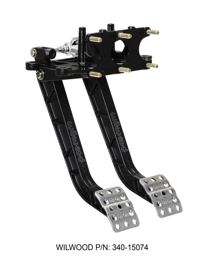 Wilwood Adjustable-Trubar Dual Pedal - Brake / Clutch - Rev. Swing Mount - 6.25:1 1