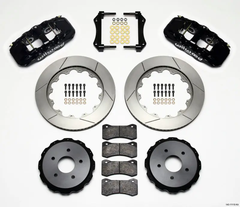 Wilwood Aero4 Rear Kit 14.00In 97-04 Corvette C5/Z06 05-13 C6 1
