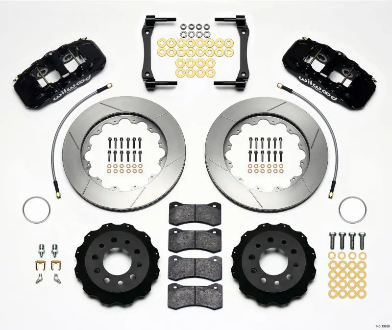 Wilwood Aero4 Rear Kit 14.25In 2014-Up Corvette C7 W/Lines 1
