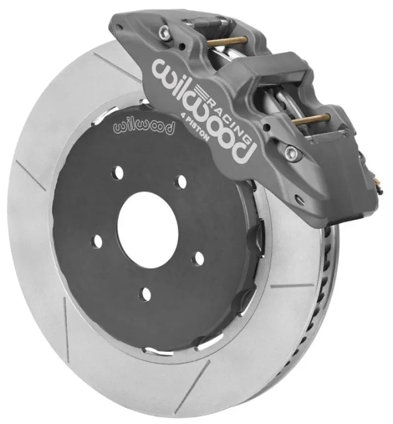Wilwood Aero4r/St Front Big Brake Kit 14In Black Anodize 97-13 Chevrolet Corvette C5/C6 1