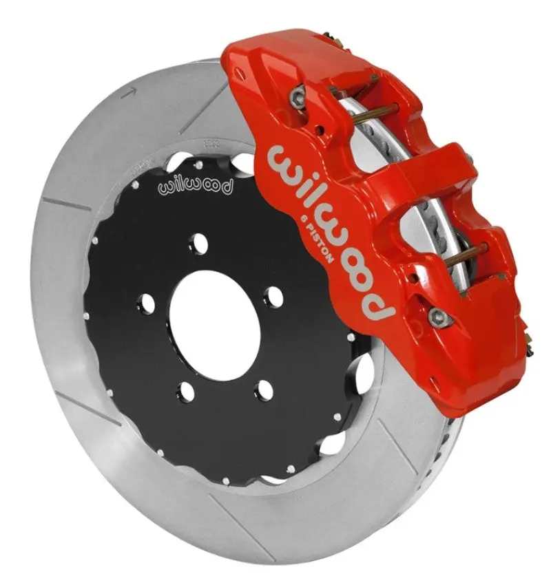 Wilwood Aero6 Front Big Brake Kit 14.00In Red 03-11 Crown Victoria 1