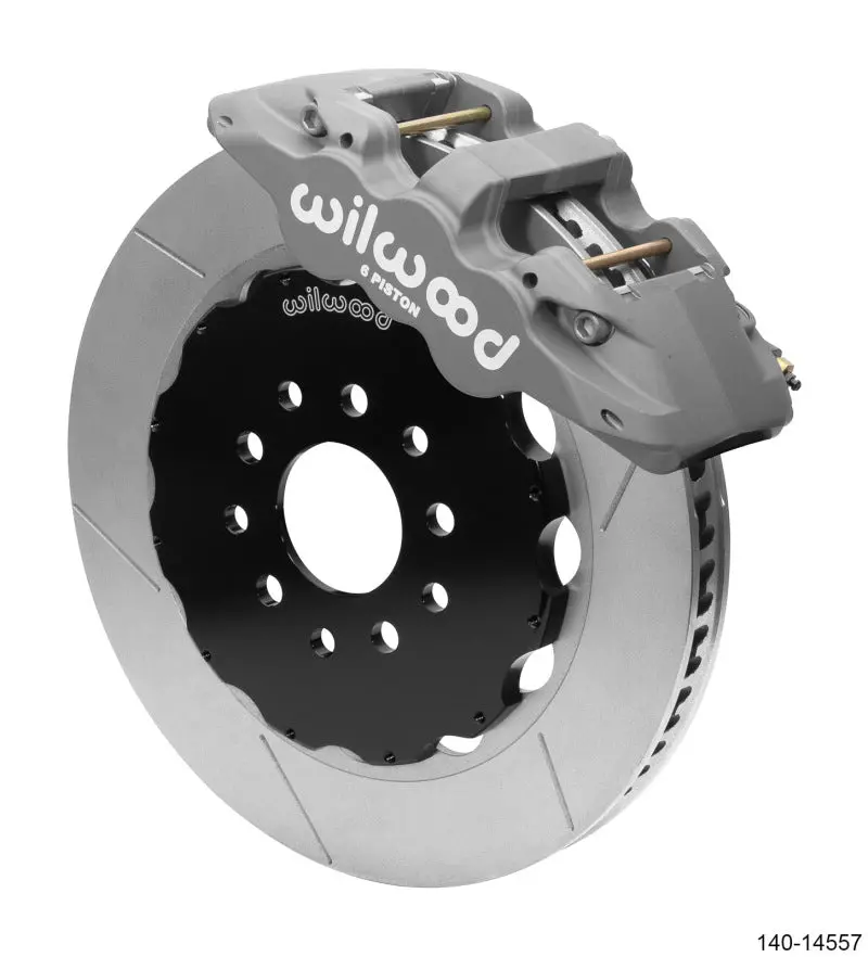Wilwood Aero6 Front Big Brake Race Kit 14.00 Black 96-13 Chevrolet Corvette Z06 (C5/C6) W/O Lines 1