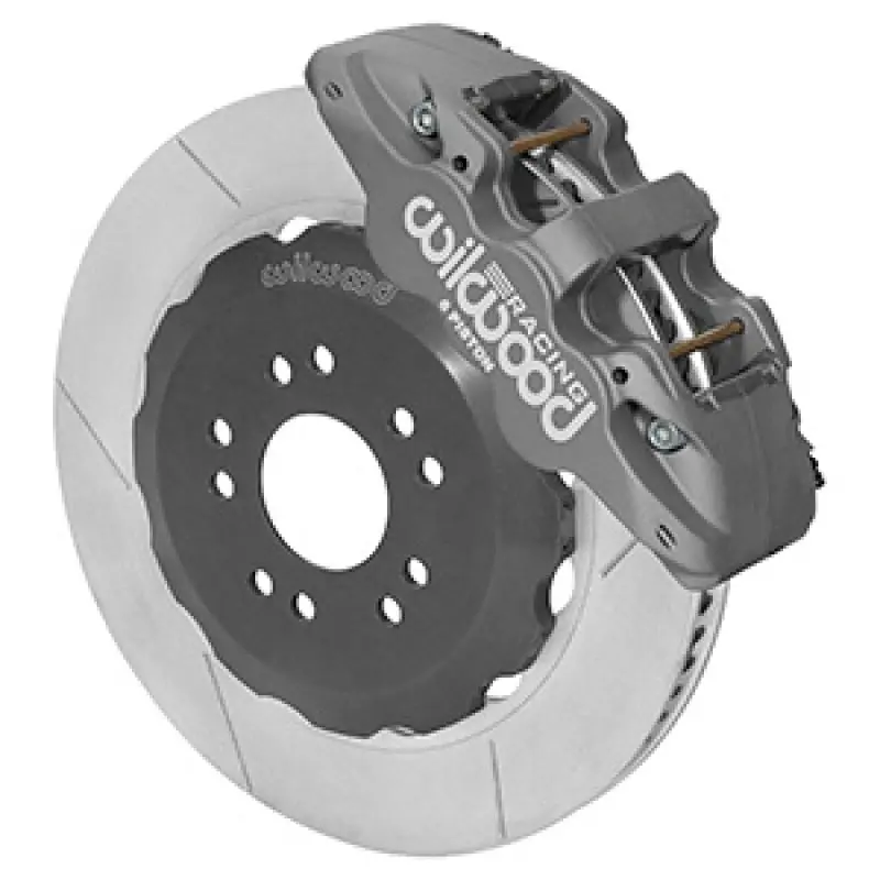 Wilwood Aero6 Front Brake Kit 14.00 Road Race 05-14 Ford Mustang W/Lines 1