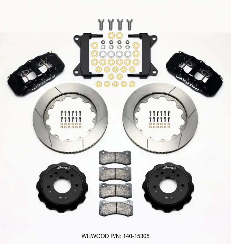 Wilwood Aero6 Front Hat Kit 14.00 63-87 C10 W/ Wilwood Pro Spindles 1