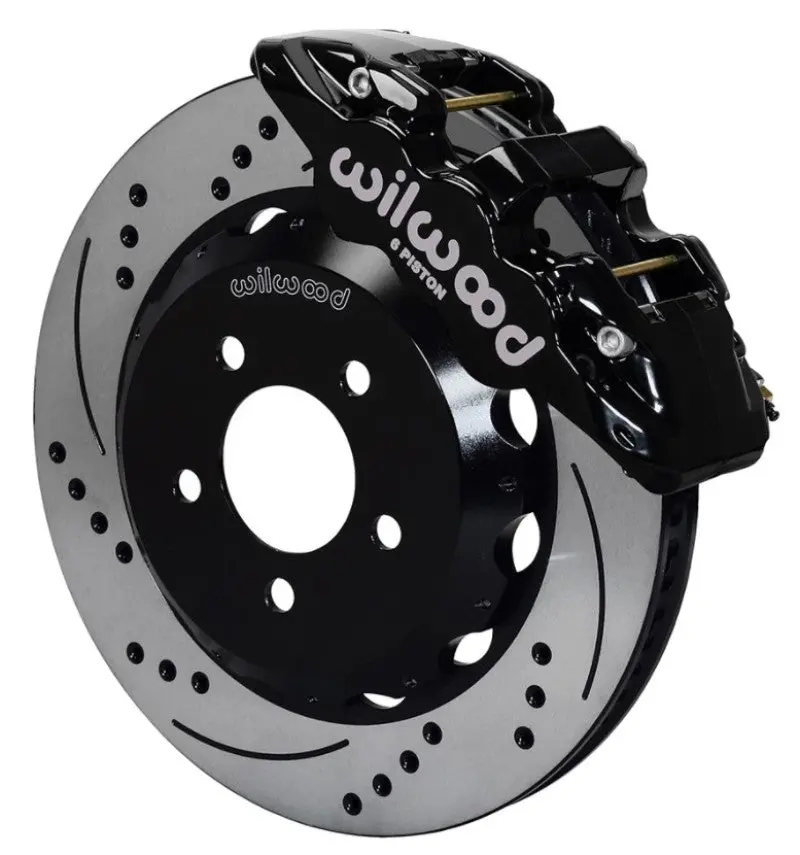 Wilwood Aero6 Front Hat Kit 14.00 Drilled 2016-Up Camaro W/Lines 1