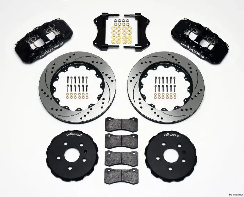 Wilwood Aero6 Front Hat Kit 14.25 Drilled 2010-2015 Camaro 1