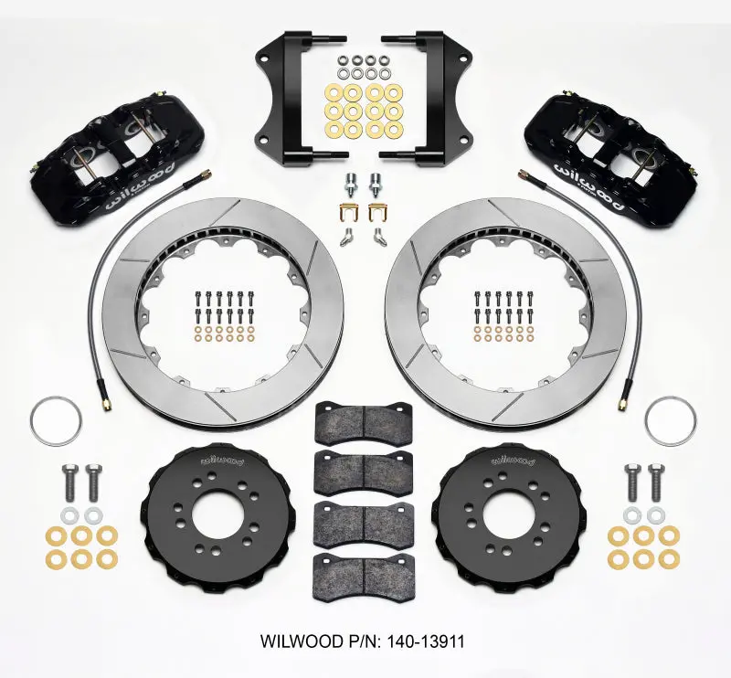 Wilwood Aero6 Front Hat Kit 15.00 2014-Up Corvette C7 W/Lines 1