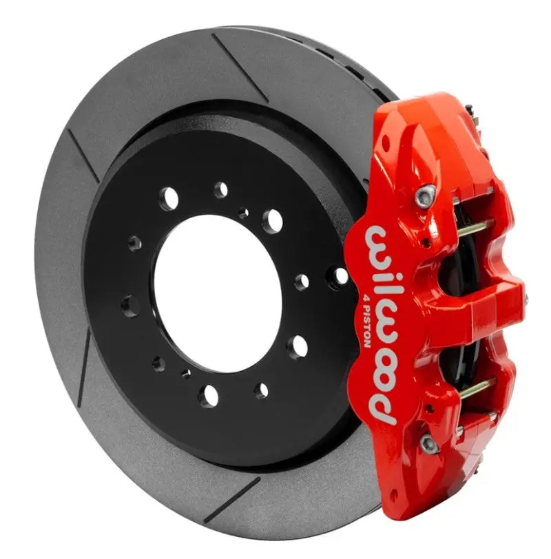 Wilwood Aero6 Rear Brake Kit 14.5In 2016-2018 Toyota Land Cruiser (J200) W/ Lines - Red 1