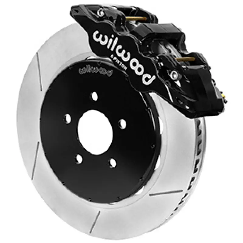 Wilwood Aero6r Front Big Brake Kit 14In Slotted Black Powder Coat 94-04 Ford Mustang Sn95 1